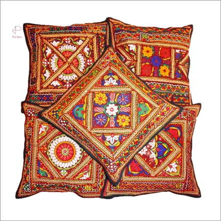 100% Cotton Rajasthani Designer Cushion Cover