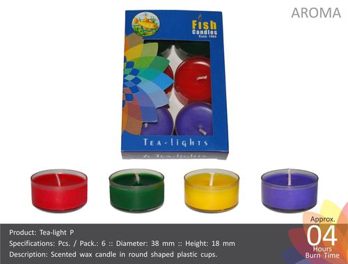 Round Shaped Polycarbonate Cup Candles
