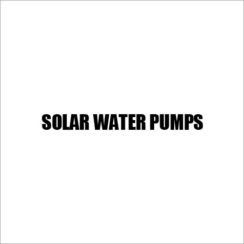 Solar Water Pumps