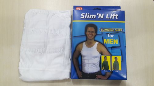 Slimming Shirt - Cotton Blend, M-XXL, White | Slimming Effect, Body Shaping, Improved Posture, Comfort, Increased Confidence