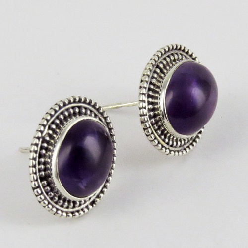 Amethyst 925 Sterling Silver Earring