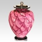 Pink Dream Glass Urn