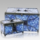 The Azure Cathedral Glass Memory Chest