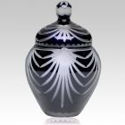 The Trinity Black Crystal Cremation Urn 