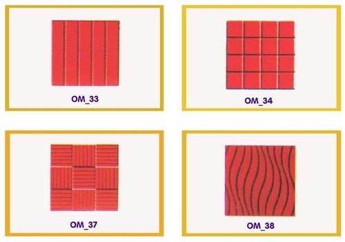 Chequered Tiles Mould - Plastic, Square Shape | 100-1000 Grams, Ideal for Tile Making with Durable and Flexible Material