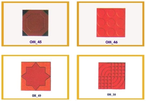 Plastic Chequered Tiles Mould