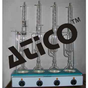 SOXHLET EXTRACTION UNITS (Glass Part)