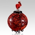 The Tutto Temples Art Glass Cremation Urn