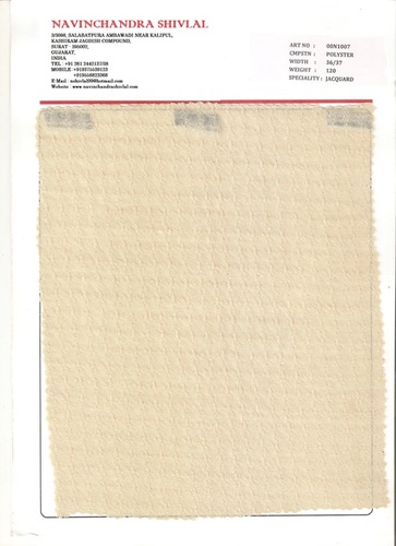 Polyester Jacquard Fabric 007