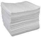 Sorbent Pads - Polypropylene Meltblown 482.6mm Length x 19.9mm Width x 21mm Height White Color - Absorbs Oil Water and Aggressive Chemicals