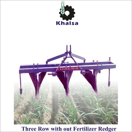 Three Row with out Fertilizer Redger