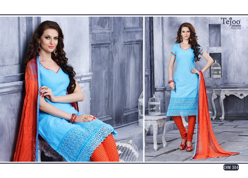 Embroidered Cotton Unstitch Suits Charming Vol.III