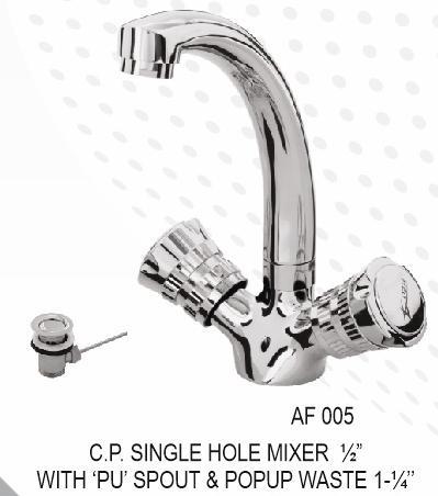 C.P. SINGLE HOLE MIXER 1/2