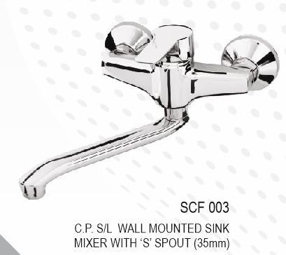 Cuff Wall Mounted Sink Mixer