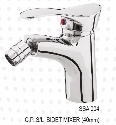 c.p. s/l bidet mixer(40mm)\