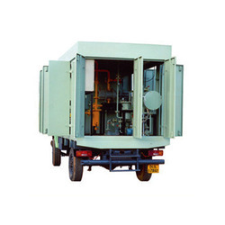 Transformer oil filtration plant