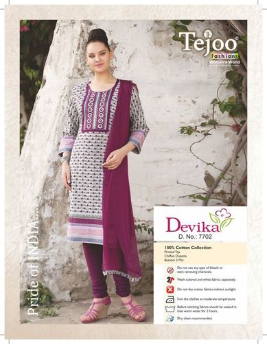 South Cotton Unstitch Suits Devika