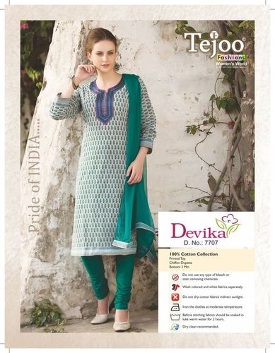 Devika South Cotton Unstitched Suits -07