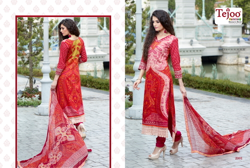 Firdous Cotton Unstitched Suits -01