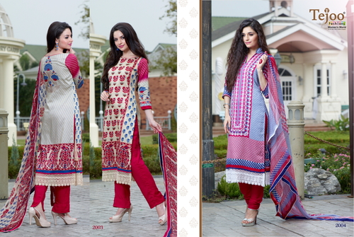 Firdous Cotton Unstitched Suits -03 - 04