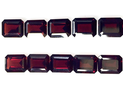 Garnet Cut Gemstones