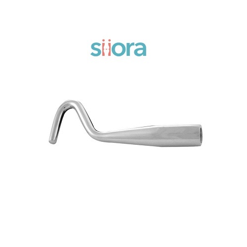 Spare Hook for Extractor - Stainless Steel, 100mm, 30° Angle | Durable, Replaceable, Precise, Sterilizable, Polished Finish