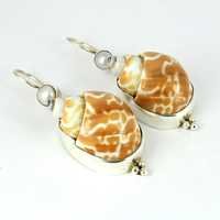 Fresh Created Shell, Pearl 925 Sterling Silver Earring