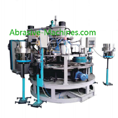 Blue Rotary Type Semi-automatic Cutting Disc Making Machine