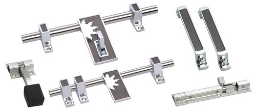 Door Aldrops - Stainless Steel, Varied Sizes, Silver | Stylish Design, Durable, Easy Installation, Secure Locking, Chrome Finish