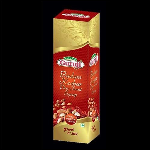 Badam Keshar Dry Fruit Syrup Packaging: Can (Tinned)