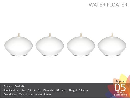 Oval Shaped Candles
