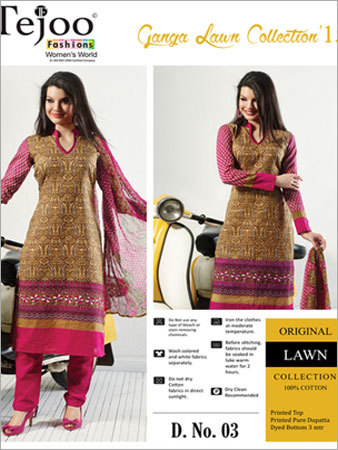 Ganga Lawn Salwar Kameez -01