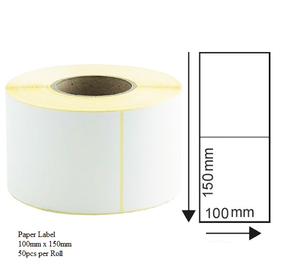 Barcode Label Paper Chromo(100*150*50)