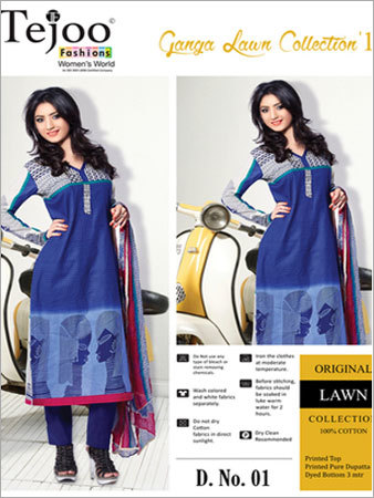 Ganga Lawn Salwar Kameez -07