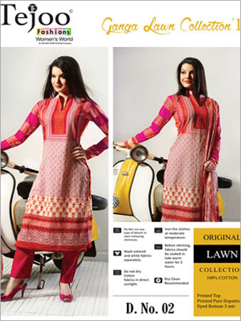 Ganga Lawn Salwar Kameez -08