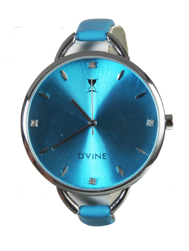 Leather Band Stainless Steel Case 38mm Quartz Wrist Watch - Elegant Design, Precise Timekeeping, Water Resistant 3ATM