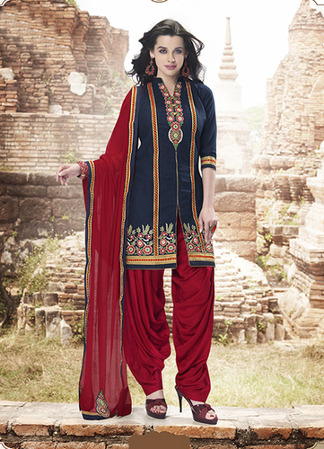 Designer Embroderied Unstitched Dress Materials