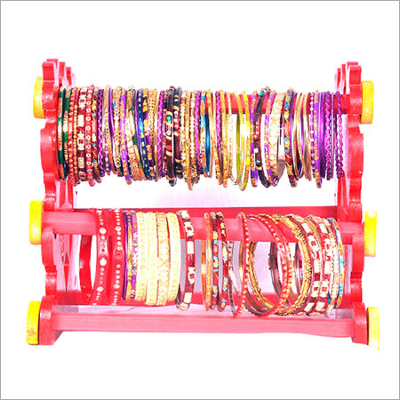 Wooden Bangle Stand