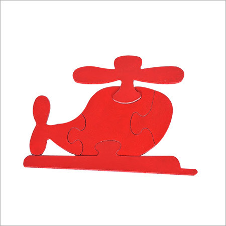 Wooden Helicopter Puzzle