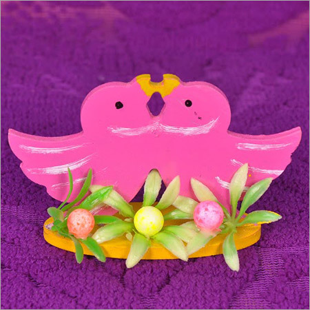 Wooden Love Birds