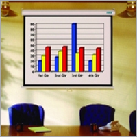 Motorised Projection Screen