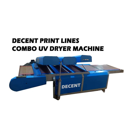 Combo UV Curing Machine - Metal, 8-52" Width, Blue, 200-300 w/inch, 1-3 Lamps | Versatile for Paper, Metal, Wood, Glass, PVC, Plastic, PCB, Tiles, Helmets