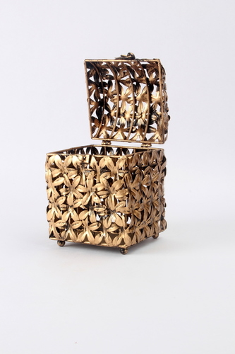 Ornate Flower Square Box