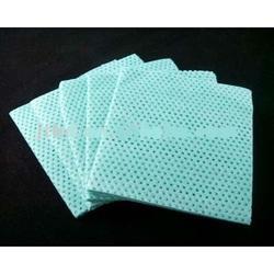 Diamond Lint Free Wipes Cloth - Polyester 12" X 22" Sky Blue | Moisture Resistant Re-usable Eco-Friendly 240 Grams