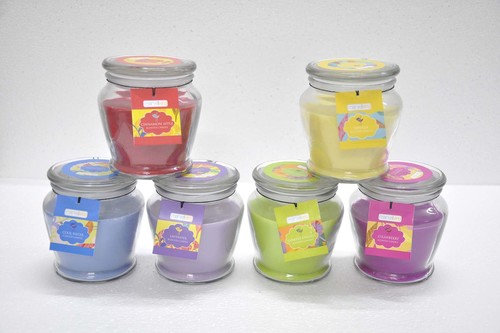 Designer Glass Jar Candle