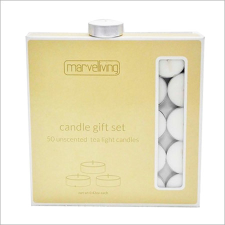 50 Pack unscented tea lights candles
