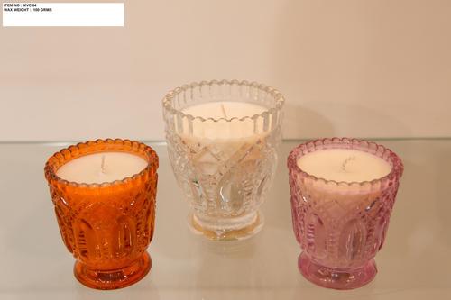 Colored fancy jar Candle