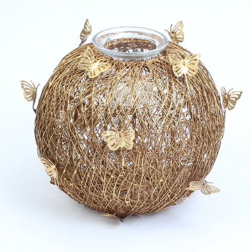 Wire Mesh Candle Stand