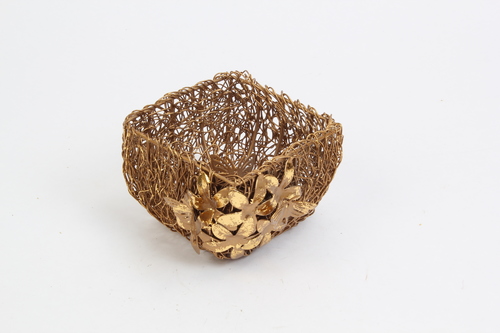 Wire Mesh Butterfly - Small Square Bowl