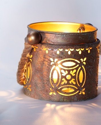 Rope Handle Round Votive